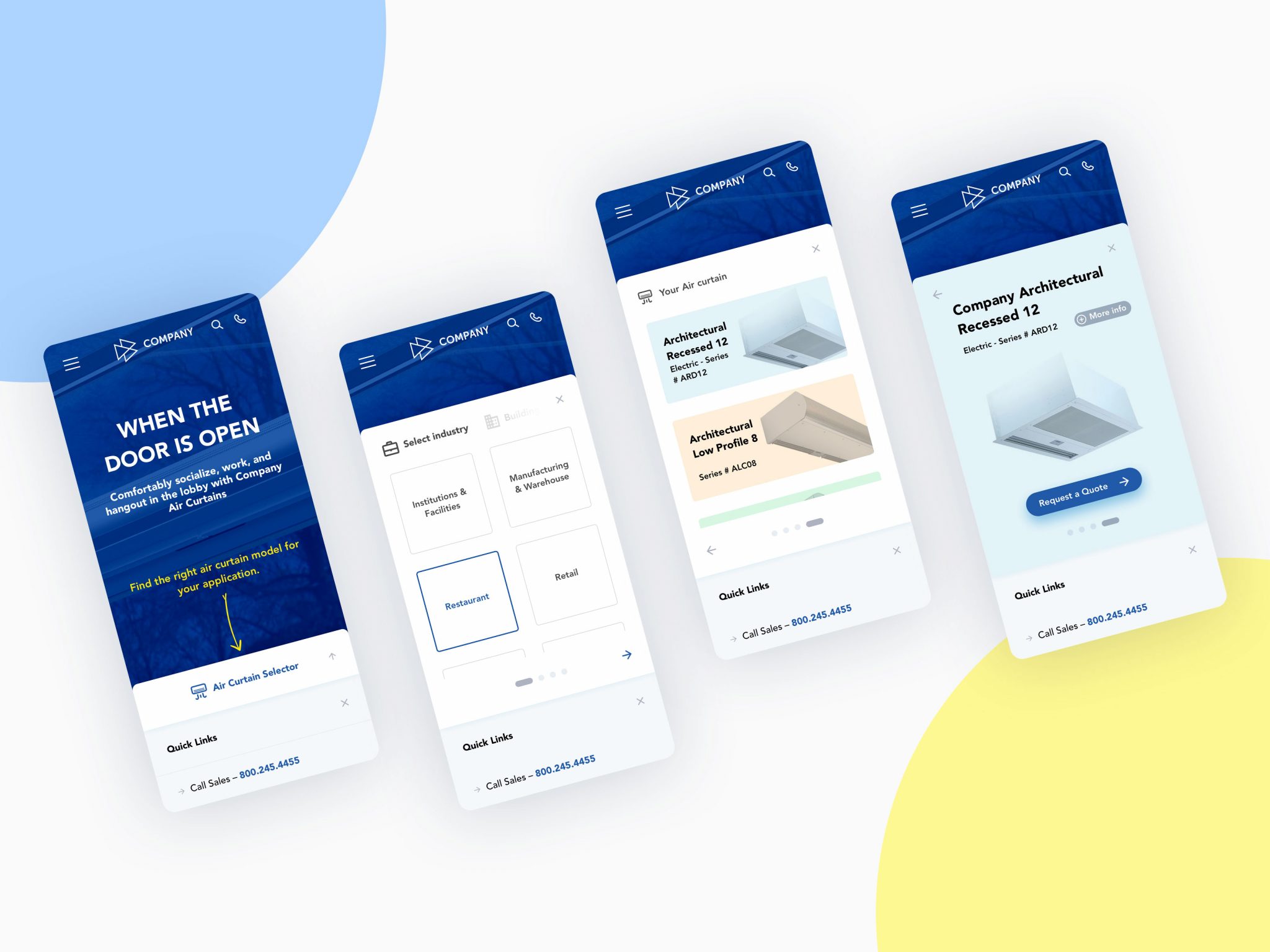 Corporate website redesign