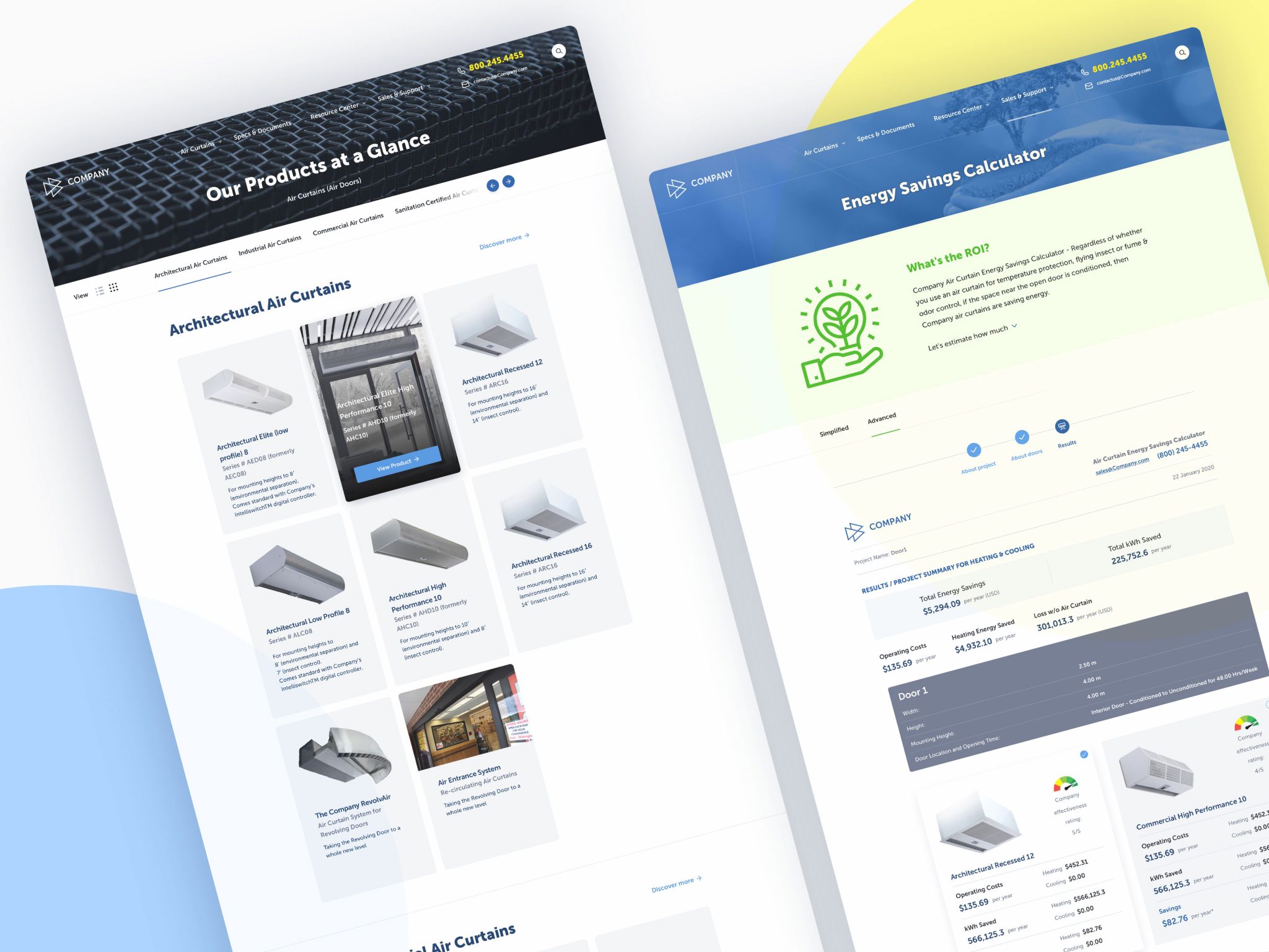 Corp website redesign